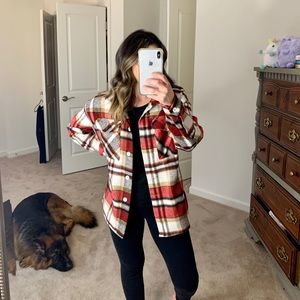 Plaid Shirt Jacket